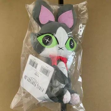 미개봉 새상품 FF14 케트시 봉제 인형 케트시 머리띠