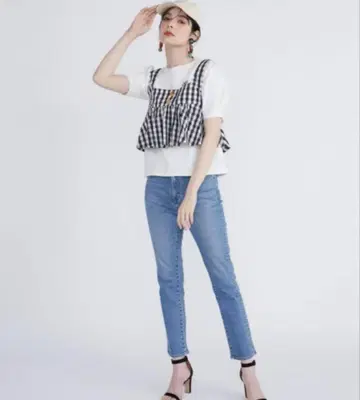 마리에 루 카세트 Maglie Jeans 스트레이트 데님 팬츠 9호