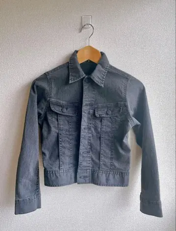 EDWIN 에드윈 데님 자켓 XS 블랙 캐주얼 아우터 봄 가을