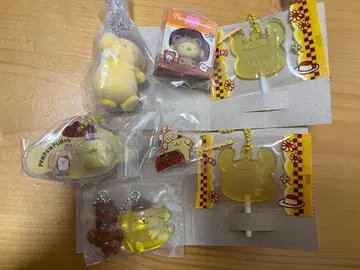 폼폼푸딩 키링 핀 배지 7개 세트