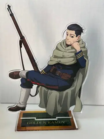 골든 카무이 군인 브로마이드 패턴 빅 아크릴 스탠드 오가타