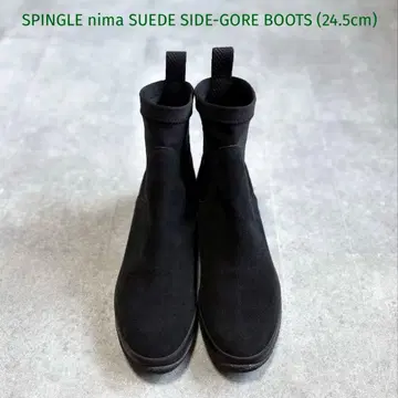 [미사용품급] 스핑글니마 스웨이드 사이드 고어 부츠 스핑글무브 S