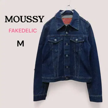 초레어 MOUSSY 00s FAKEDELIC 크롭 데님 자켓 M