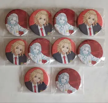 도쿄 리벤저스 슬래시 기프트 캔뱃지 10개 사노 만지로