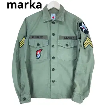 [ marka ] U.S.ARMY 와펜 유틸리티 셔츠 자켓 일본제