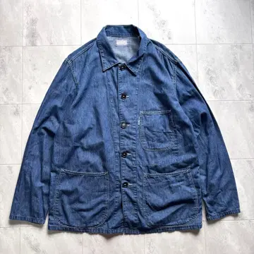 [ 초레어 ] 블루블루 오가닉 코튼 커버올 워크 자켓 2