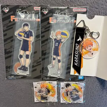 하이큐!! 아크릴 스탠드 리본 키링 히나타 쇼요 카게야마 토비오