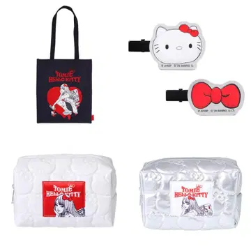 애니마이 복권 토미에 x 헬로키티 토트백 멀티 파우치 아크릴 헤어핀