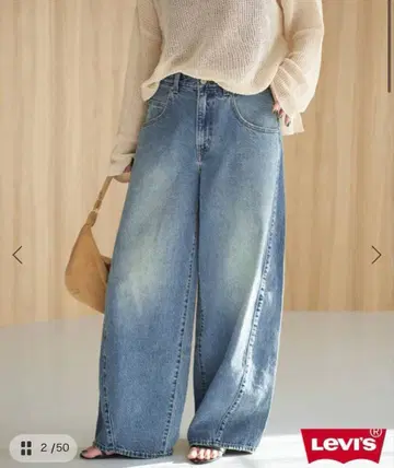 새상품 스픽&스팬 리바이스 별주 데님 28