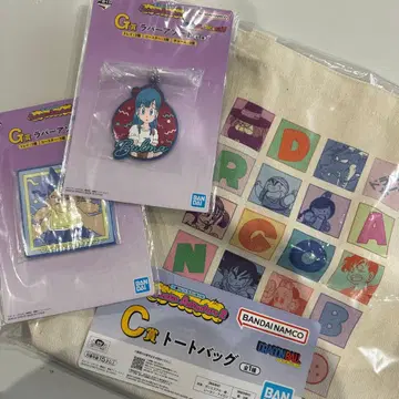 드래곤볼 제일복권 토트백 키링, 코스터 세트