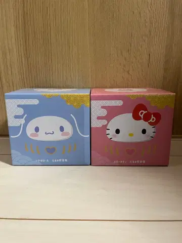 헬로키티 달마 저금통 시나모롤 달마 저금통 2종 세트!