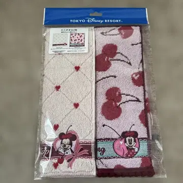 [ 미개봉 새상품 ] 디즈니 파르팔루자 미니 체리 미니 타월