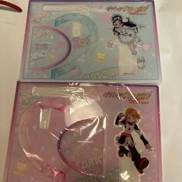 두 사람은 프리큐어 즛토모 대형 아크릴 스탠드 2장 세트