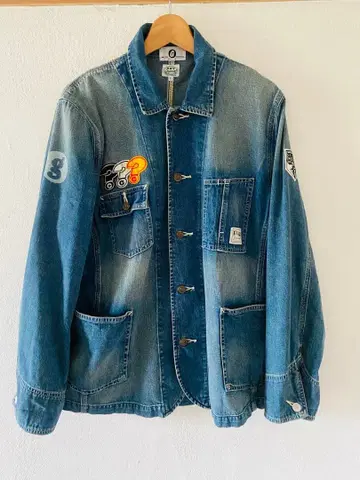 레어 2012 AW GOODENOUGH x KEY 데님 커버올 L