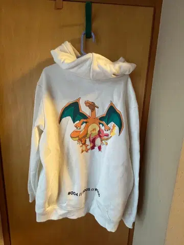 포켓몬 리자몽 후드티 화이트 #리자몽후드티