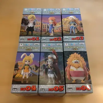 원피스 수집용 피규어 월드 컬렉션 조우 전 6종