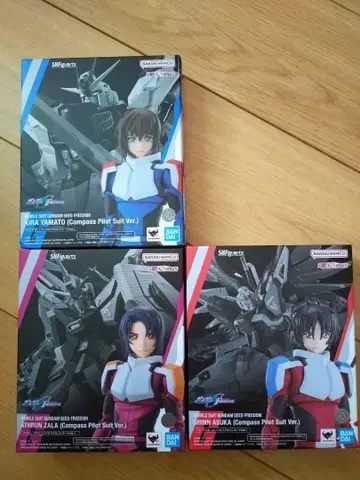 SHFiguarts 키라 야마토 아스란 자라 신 아스카 세트