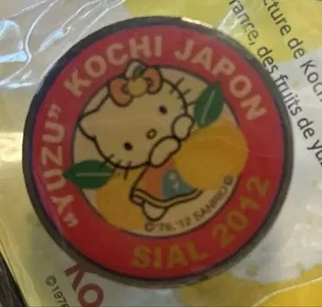 헬로키티 지역 한정 키티 핀 배지 유자 고치 2012년제