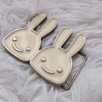 CUNE 큔 벨트 버클 2단 더블 토끼