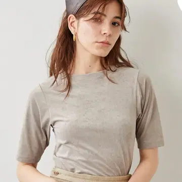 Whim Gazette 벨로아 풀오버 라이트 그레이 FREE 사이즈