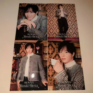 SHOW-WA 시오타 마사키 디너쇼 브로마이드 4장 컴프 세트