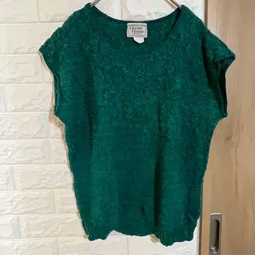 [ USA제 ] Herald House 빈티지 니트 베스트 그린 80s