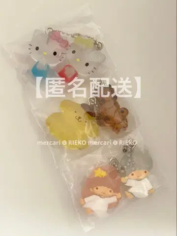 산리오 캐릭터즈 나카요시 드롭 참 키티 푸딩 키키라라