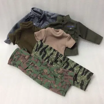 12인치 피규어용 밀리터리 의류 6세트