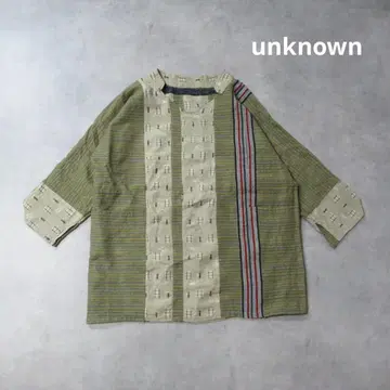 USED / 핸드메이드 풀오버 셔츠 블라우스 M 대정 쇼와