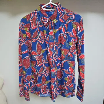 BEAMS 꽃무늬 긴팔 셔츠 MEDIUM