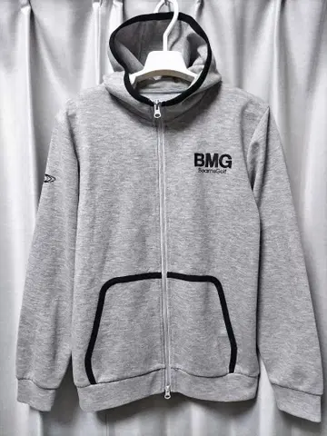 빔즈 골프 집업 후드티 그레이 자수 로고 최근 모델