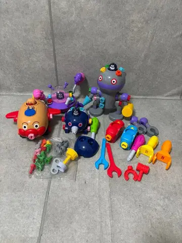 묶음 판매 호빵맨 조립 DIY 나사나사 시리즈 전동 드라이버 포함