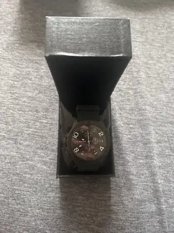 FrancTemps 블랙 아날로그 시계