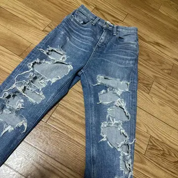 GYDA 하이웨스트 데미지 데님