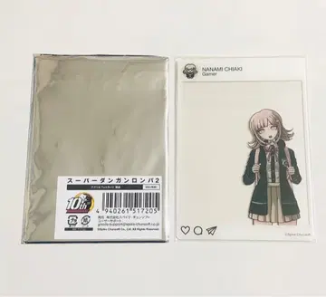 단간론파 나나미 치아키 아크릴 포토 카드 SNS풍 클리어 카드