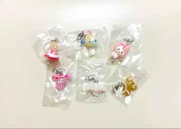 산리오 헐렁메지루시 액세서리 가챠 전 6종 컴플리트 세트