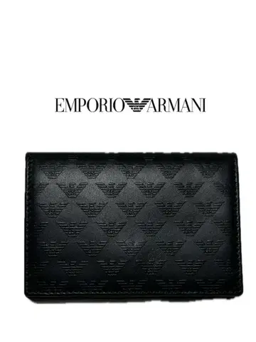 EMPORIO ARMANI 엠포리오 아르마니 명함지갑 블랙