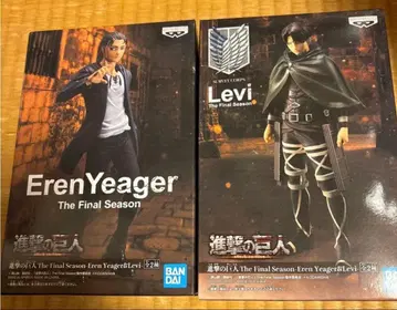 [미개봉 새상품] 진격의 거인 Eren Yeager & Levi 피규어