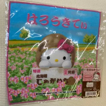 산리오 헬로키티 손수건 지역 한정 키티 홋카이도 레트로 한정판 헤이세이