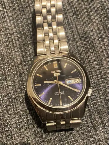 SEIKO 자동 감기 손목시계 세이코5 뒷면 스켈레톤 7S26-01V