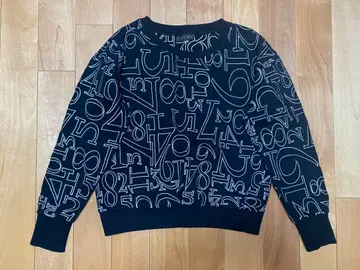 YARNZ 숫자 프린트 크루넥 트레이닝복