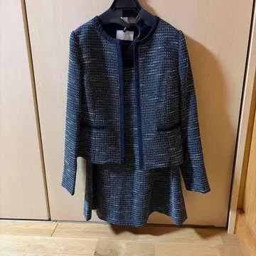 온워드 카시야마 트위드 셋업 네이비 계열 M 사이즈