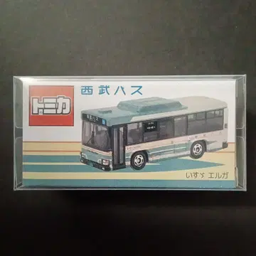 프로텍터 포장 특주 토미카 세이부 버스 구 도색 이스즈 엘가 노선 버스