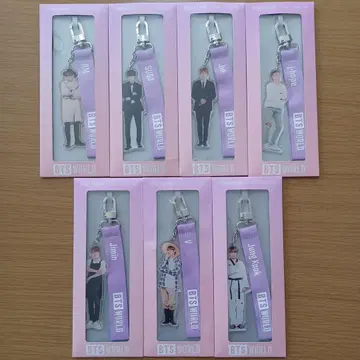 BTS WORLD 스트랩 키링 세트