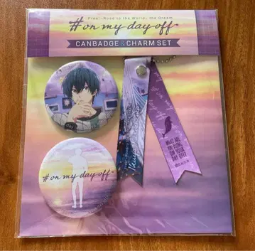 Free!! 오동나무 이쿠야 on my day off 캔뱃지 & 참 세트