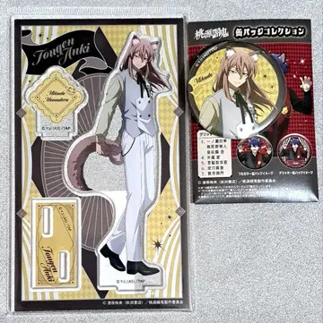 도원암귀 케모미미 아크릴 스탠드 캔뱃지 모모데라 신몬