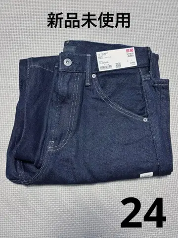 유니클로 배기 커브진 네이비 24 (61cm)