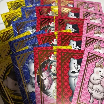 단간론파 15주년 기념전 혜택 금박 엽서 25장