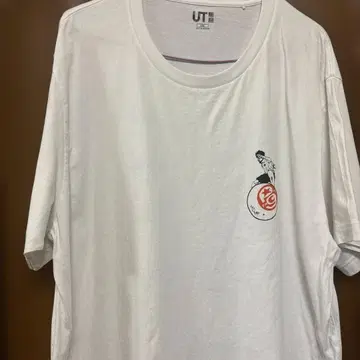 유니클로 UT 마츠모토 타이요 핑퐁 화이트 티셔츠 XXL