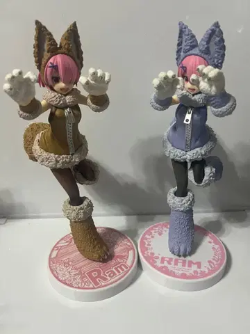 Re: 제로부터 시작하는 이세계 생활 람 피규어 2체 묶음 판매